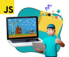 Программирование на JavaScript. Учимся создавать игры! - Школа программирования для детей, компьютерные курсы для школьников, начинающих и подростков - KIBERone г. Нерюнгри