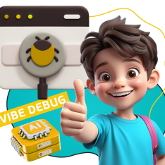 Тестирование & Vibe Debug. Охотники за багами - КИБЕРшкола программирования для детей, компьютерные курсы для школьников, начинающих и подростков - KIBERone г. Нерюнгри