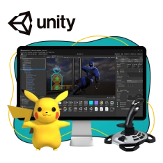 Мир игр на Unity 2D на популярном движке + AI-помощники - КИБЕРшкола программирования для детей, компьютерные курсы для школьников, начинающих и подростков - KIBERone г. Нерюнгри
