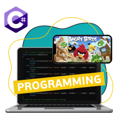 Программирование на C#. Удивительный мир 2D-игр - КИБЕРшкола программирования для детей, компьютерные курсы для школьников, начинающих и подростков - KIBERone г. Нерюнгри